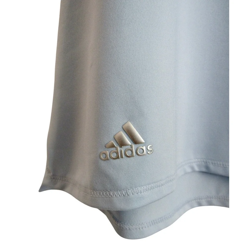 Adidas Sleeveless Golf Polo Shirt Sz M Blue Tank Pickleball Tennis Active Top - Picture 2 of 6